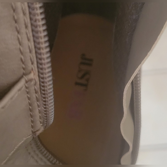 JustFab Women's Light Brown Heeled Knee High Boots - Picture 8 of 8